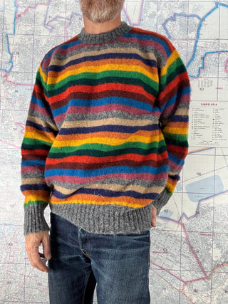 Shaggy Bear Multiple Stripes Mixed Up Howlin