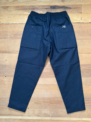Back Nep Umps Pants Jackman Dark Navy