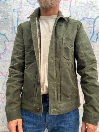 RJ-1 Riders Jackets Waxed Canvas Olive Freenote Cloth