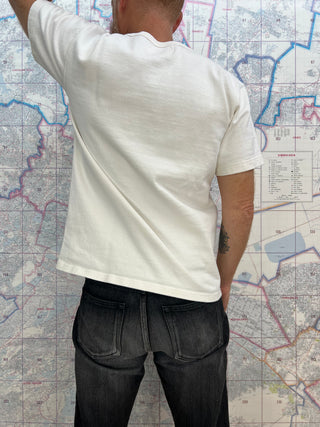 White Double Heavyweight Tee Wonderlooper
