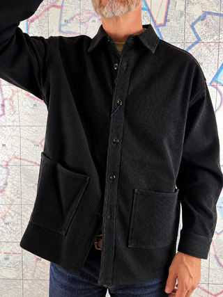 Sashiko Camisa Grande Black Japan Blue Jeans
