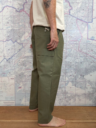 Back Nep Umps Pants Jackman Verde Olivo