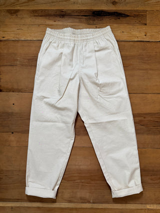 Back Nep Umps Pants Jackman Ecru