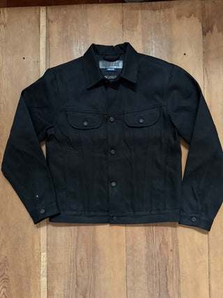 Benzak Trucker Jacket 13 oz Black Slub Selvedge BDJ-05