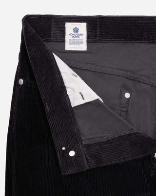 Momotaro #100 Straight Corduroy Negro