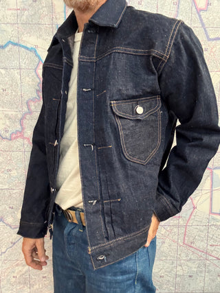 S101AX-Sakura 18 oz Samurai Jeans Chamarra