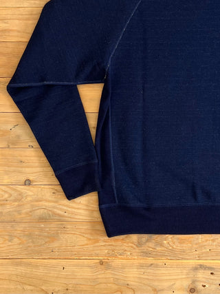 Sudadera Fleeced Natural Real Indigo Wonderlooper