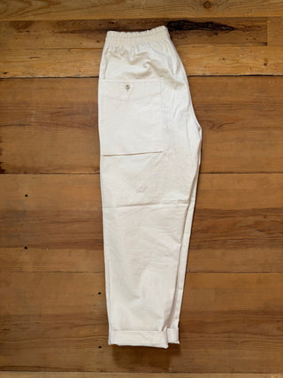 Back Nep Umps Pants Jackman Ecru