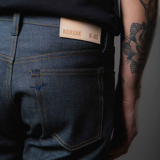 B-02 Green Cast jeans 14 oz Benzak