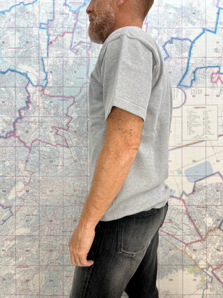 Grey Double Heavyweight Tee Wonderlooper