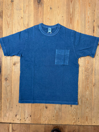Jackman Pocket T shirt Azul Desgastado Camiseta