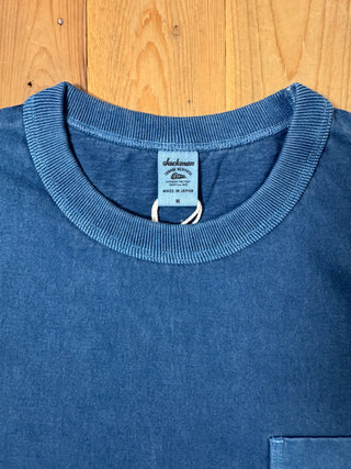Jackman Pocket T shirt Azul Desgastado Camiseta