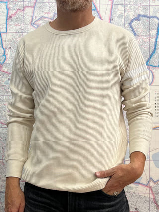 Camiseta de manga larga térmica Momotaro Ecru