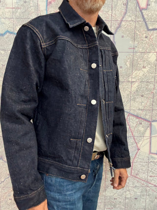 S101AX-Sakura 18 oz Samurai Jeans Chamarra