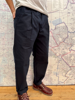 Back Nep Ump Pants Jackman Navy