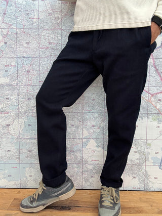 JBPT1004 Sashiko Indigo Pants