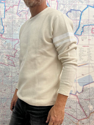 Camiseta de manga larga térmica Momotaro Ecru