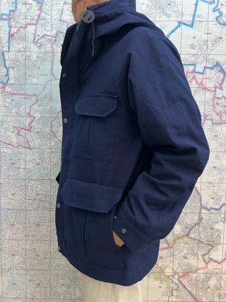 Ripstop Hand Dyed Mountain Parka Samurai