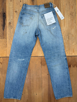 0815 Loose Wide Fit Jeans 6 años 13.5 oz selvedge Omoto Denim