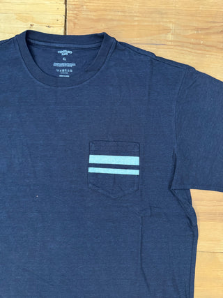 Camiseta Teñida Con Bolsa Indigo Momotaro