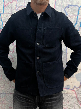 Chaqueta Sashiko Indigo Japan blue