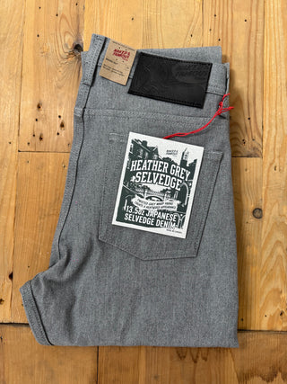 Weird Guy Heather Gray 13.5 oz Naked and Famous Denim