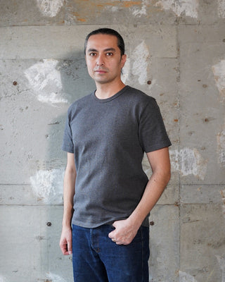 Charcoal Double Heavyweight Tee Wonderlooper