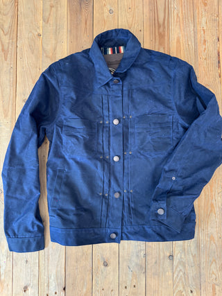 RJ-1 Riders Jacked Waxed Canvas Navy Freenote Cloth