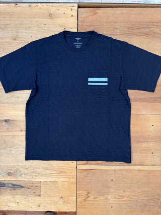 Camiseta Teñida Con Bolsa Indigo Momotaro