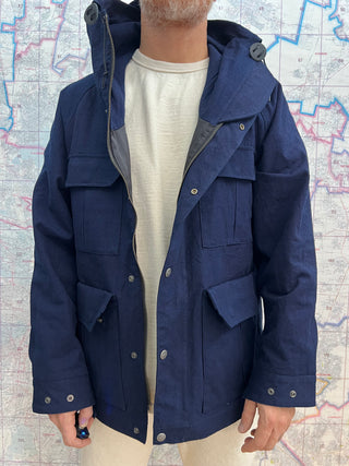 Ripstop Hand Dyed Mountain Parka Samurai