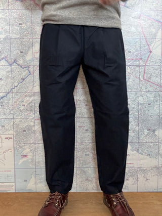 Back Nep Umps Pants Jackman Dark Navy