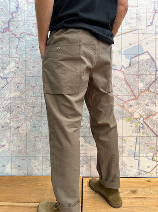 Back Nep Umps Pants Sepia JM4507 Jackman