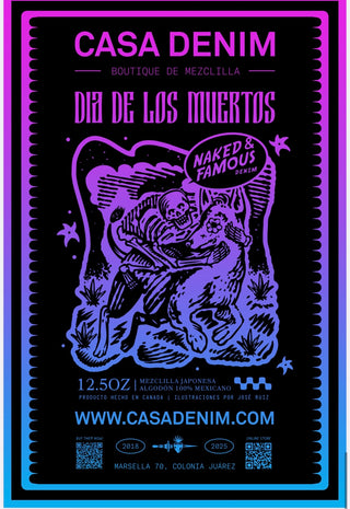 Dia de los Muertos Selvedge - Weird Guy