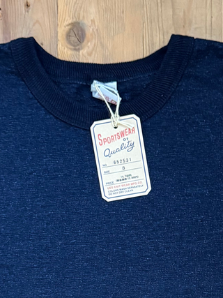 Camiseta Índigo Teñida en Hilo No. 7 UES Japan