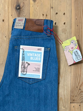Vintage Blue Strong Girl 11.6 oz Jeans Naked and Famous