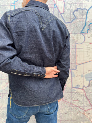 SWD L01 10 oz Selvedge Western Shirt Samurai