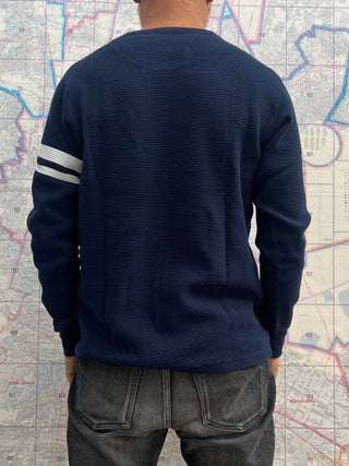 Camiseta de manga larga térmica Momotaro Navy