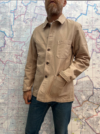 Vetra French Chore Jacket Chalk chamarra
