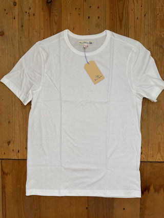 Merz b. Schwanen 1950´s.01 Loopwheel Camiseta Blanca