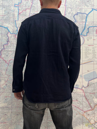 Momotaro Dobby Indigo Shirt MXLS1036