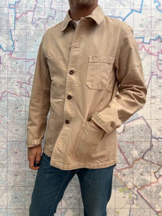 Vetra French Chore Jacket Chalk Chamarra Twill