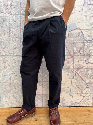 Back Nep Ump Pants Jackman Navy