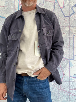 FOB Factory HBT Fatigue Jacket Navy
