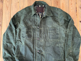 RJ-1 Riders Jackets Waxed Canvas Olive Freenote Cloth