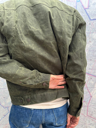 RJ-1 Riders Jackets Waxed Canvas Olive Freenote Cloth
