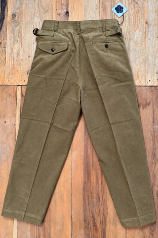 Pantalones de pana beige Momotaro