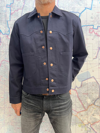 Richter Trucker Jacket Terlingua Navy
