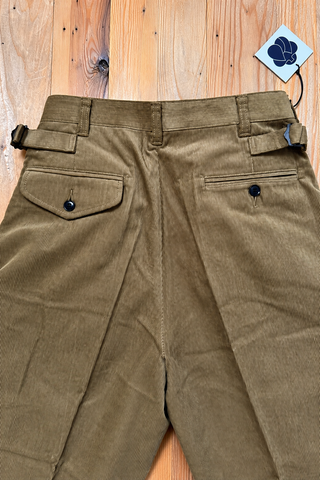 Pantalones de pana beige Momotaro