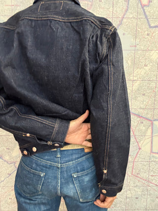 S101AX-Sakura 18 oz Samurai Jeans Chamarra