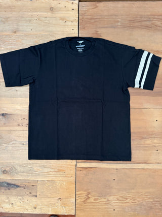 Camiseta Pesada Negro con líneas GTB Momotaro